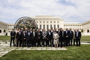 Group photo of the members of the International Law Commission
